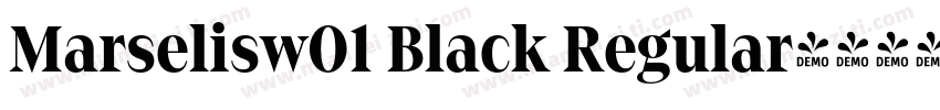 Marselisw01 Black Regular字体转换